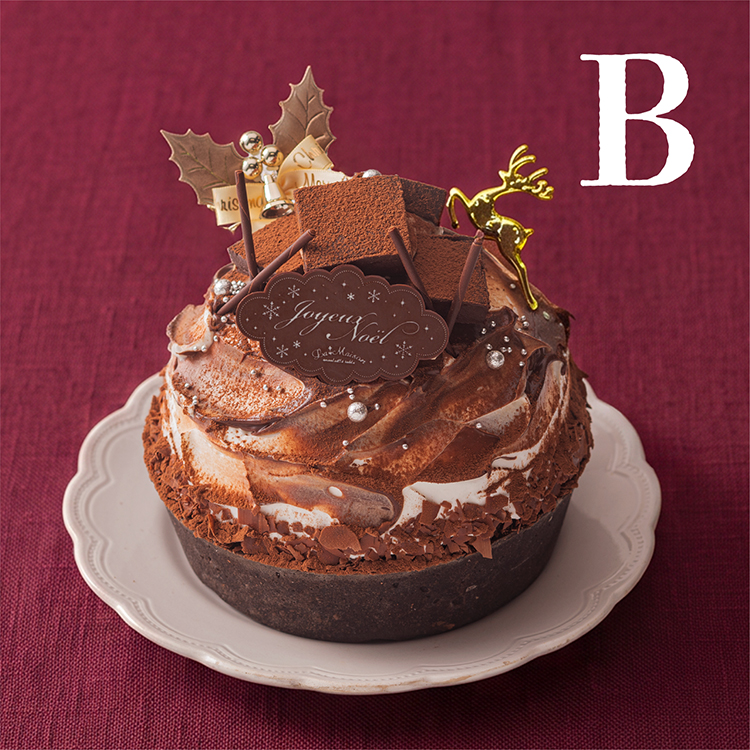 【クリスマス限定：B】タルト・ショコラ