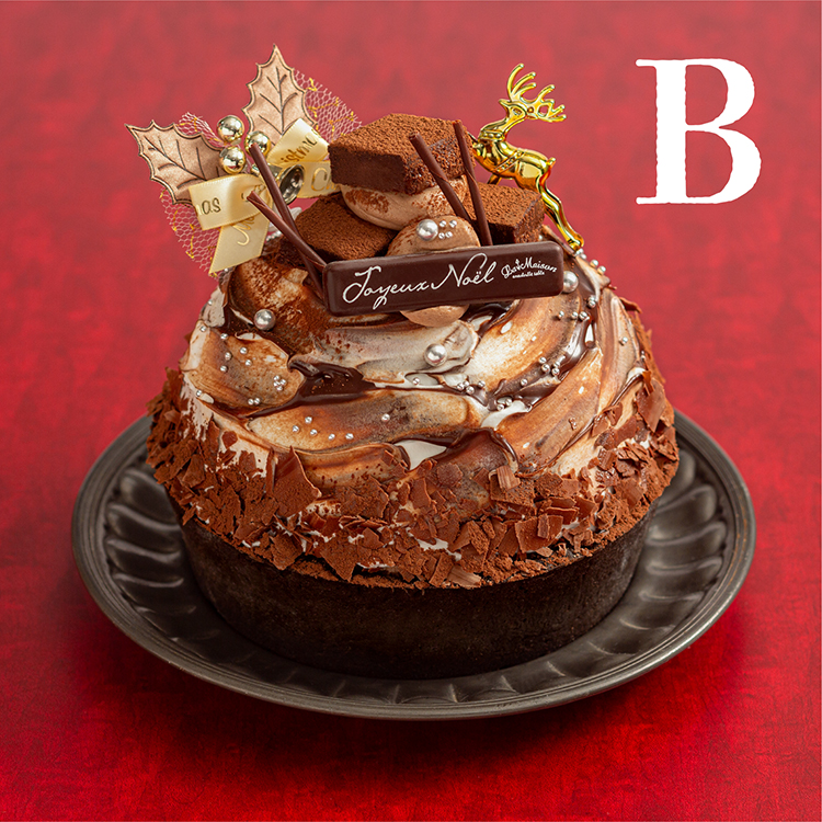 【クリスマス限定：B】タルト・ショコラ